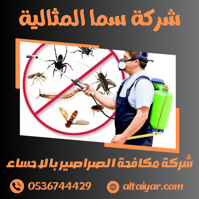 شركة مكافحة الصراصير بالاحساء