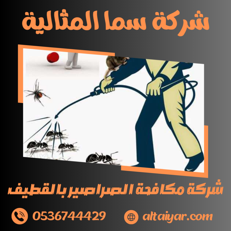 شركة مكافحة الصراصير بالقطيف