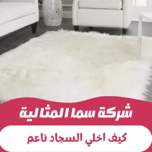كيف اخلي السجاد ناعم